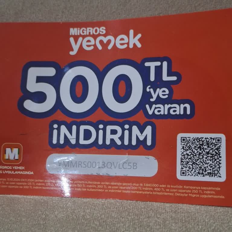 Migros Kampanya Çeklerinde İndirim Sorunu