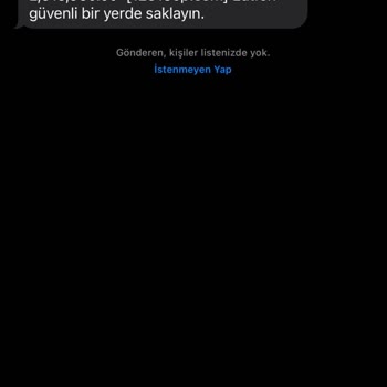 Finans Hesabı Üzerine Gelen Şüpheli Mesajlar