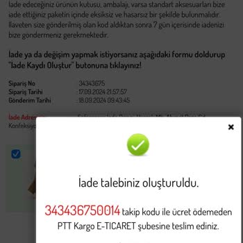 Sefamerve'den İade Sürecinde Sorun Yaşıyoruz