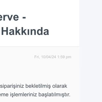 Sefamerve'den İade Sürecinde Sorun Yaşıyoruz