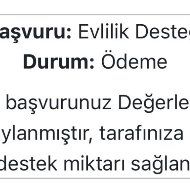 Evlilik Destek Ödeneği Hakkında Bilgi Bekliyorum