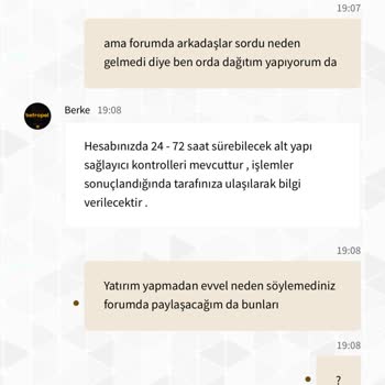 Ödeme Sorunu Ve İletişim Eksikliği