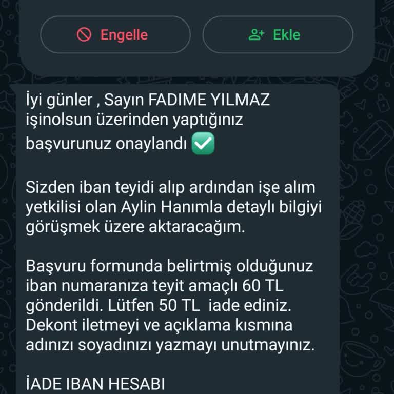 Yanıltıcı Para Talebi Ve Yasal Sorumluluk Reddi