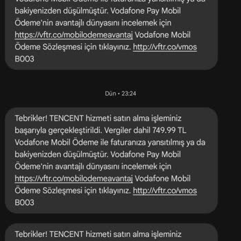 Bilgim Dışında Yapılan Mobil Ödeme Mağduriyeti