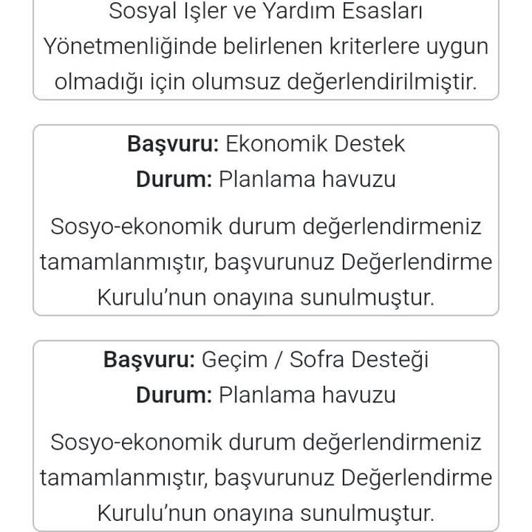 İstanbul Büyükşehir Belediyesi Yardım İçin Başvurdum Onaylanmadı!