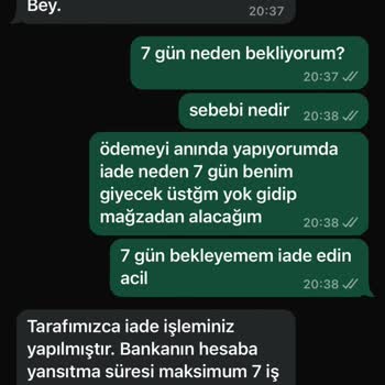 Koton Siparişinde Gecikme Ve İade Sorunu