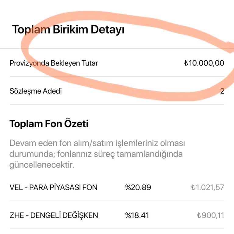 Birikim Hesabına Eklenmeyen Kesintiler