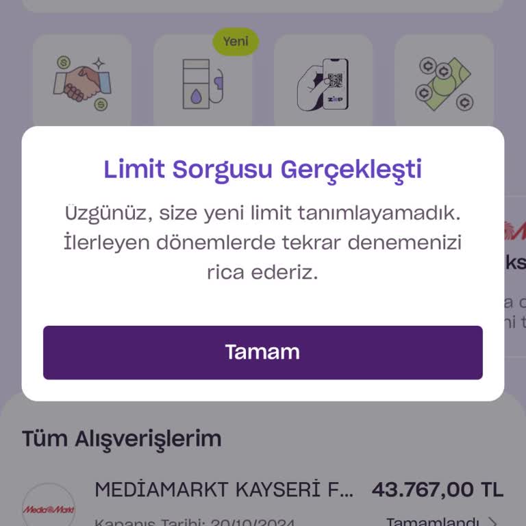 Zip Limitimin Yanlış Güncellenmesi