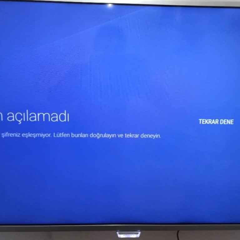 Philips TV'de Uygulamaya Giriş Yapamıyorum!