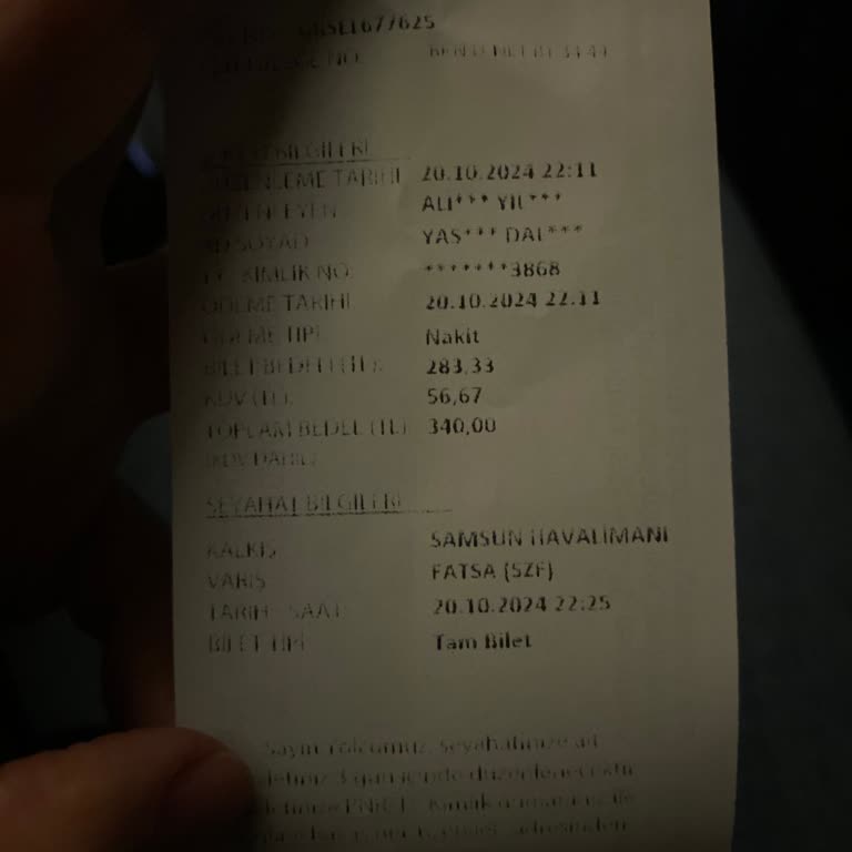 Havaş Ücret Tarifesinde Adaletsizlik Ve Mantıksızlık