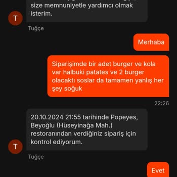 Yanlış Sipariş Ve Yetersiz Destek