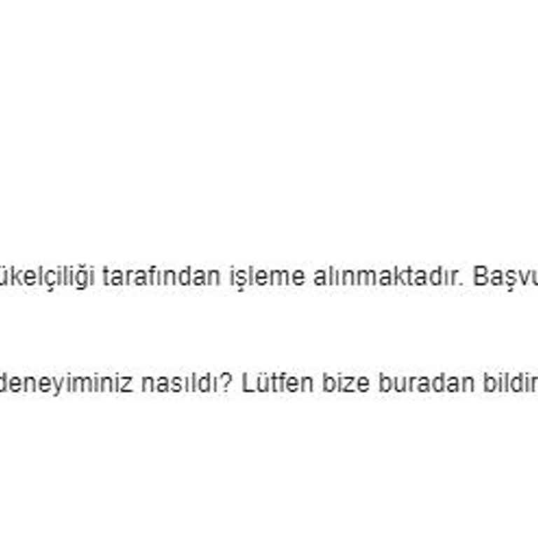 Vize Başvurumun Durumu Hakkında Bilgi Alamıyorum