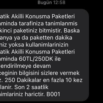 Yanıltıcı Bilgilendirme Ve Kullanılamayan Paket