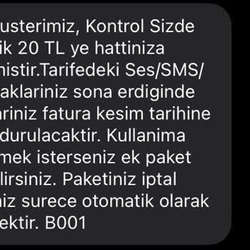 Yanıltıcı Bilgilendirme Ve Kullanılamayan Paket