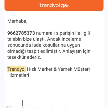 Bozuk Tavuk Kanatları Ve İade Talebi Sorunu