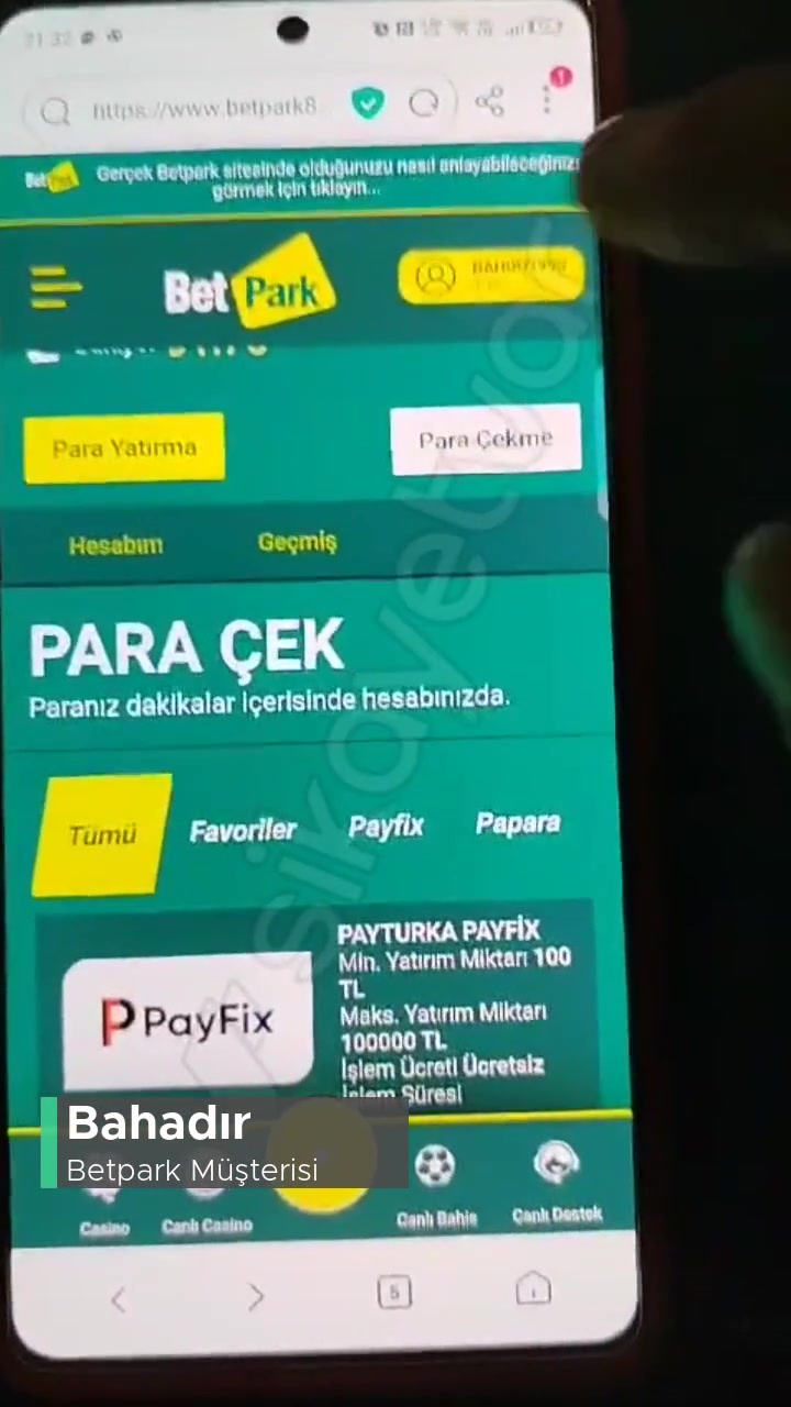 Betpark Ücret İadesi! videonun kapak resmi