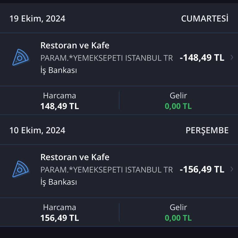 Yetkisiz Harcamalar: Kartımdan Bilgim Dışında Yemeksepeti Ödemeleri
