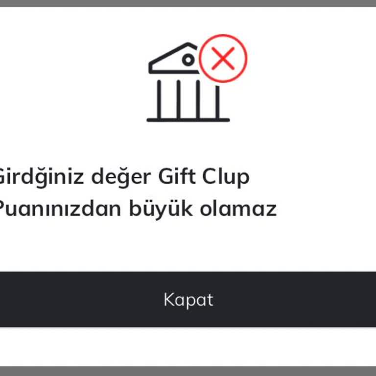DeFacto Gift Club Puan Kullanım Sorunu