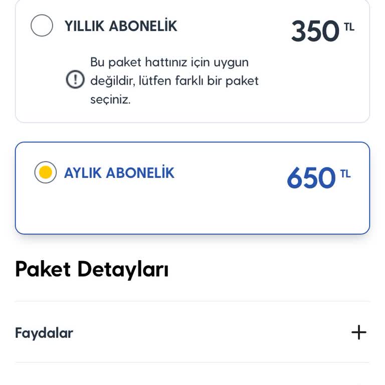 Engelli Müşteriye Uygun Olmayan Paket Ve Yüksek Ücret Sorunu
