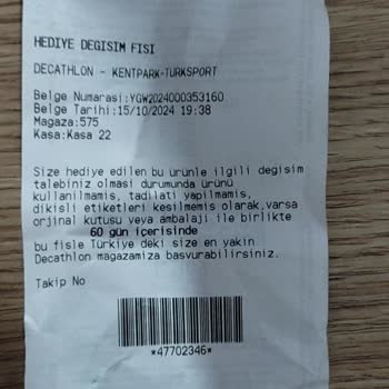 Decathlon'da Etiket Sorunu: Değişim Talebine Red