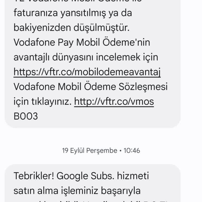 Vodafone Pay'da İzinsiz İşlemler Ve Çözülmeyen Sorun