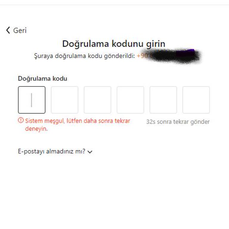 Sürekli Meşgul Hatası Ve Erişim Sorunu