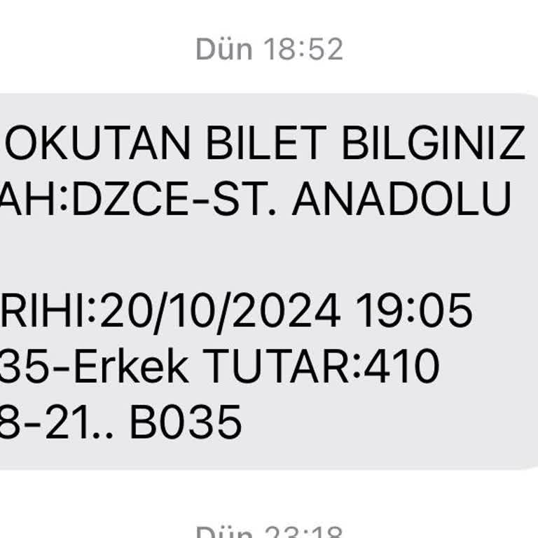 Bilet Saati Değişikliği Mağduriyeti