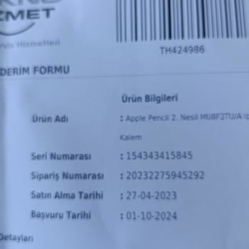 Teknosa Ve Garanti Servisi Arasında Çelişkili Apple Pencil Süreci