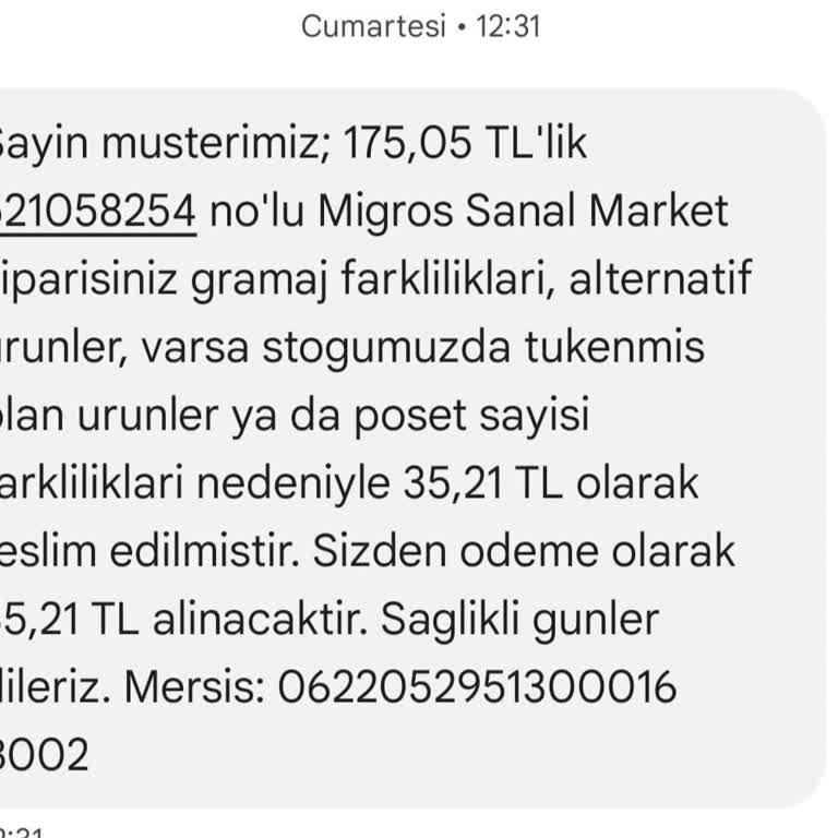 Eksik Teslimat Ve Stok Sorunu