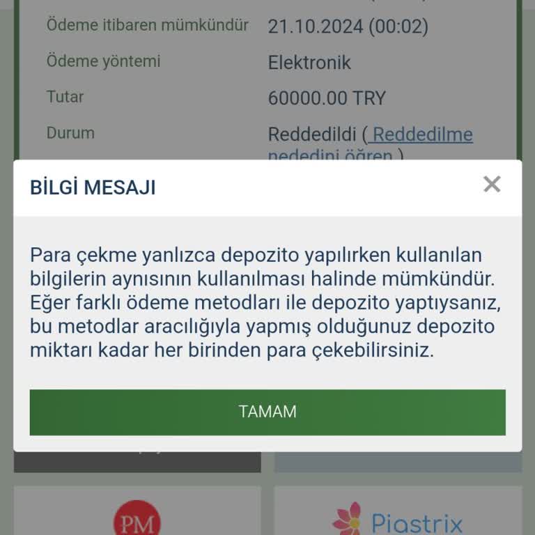 Para Çekme Sorunları Ve Müşteri Hizmetleri Cevapsızlığı