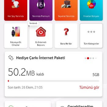 Vodafone'un Otomatik Paket Tanımlama Sorunu