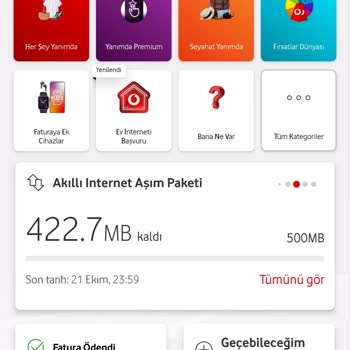 Vodafone'un Otomatik Paket Tanımlama Sorunu