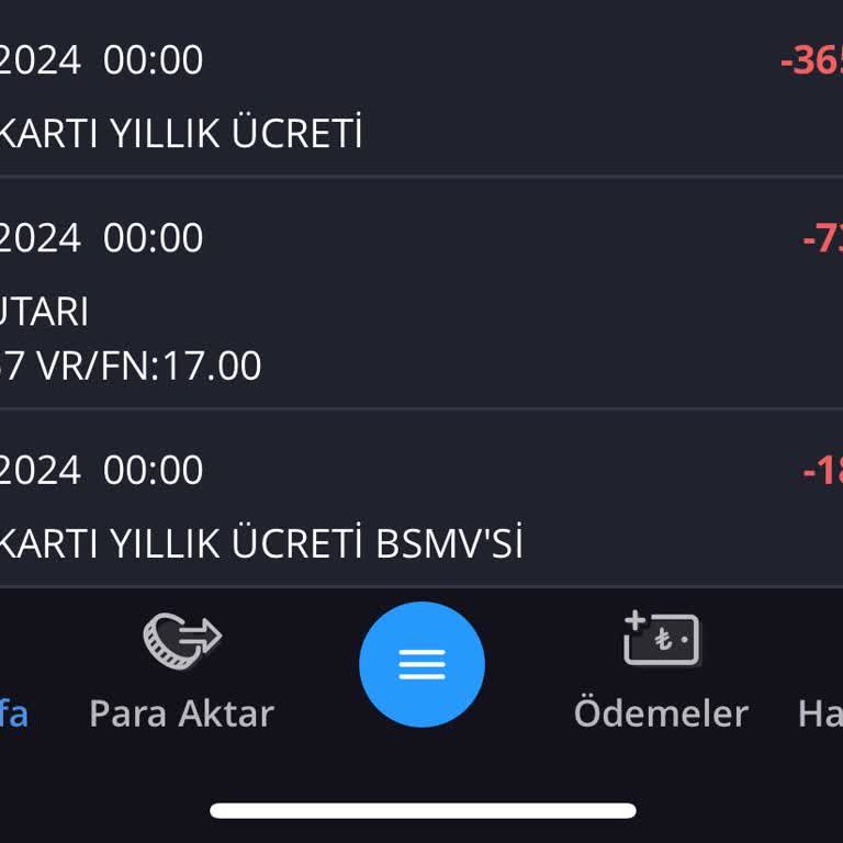 Haksız Kart Aidatı İadesi Talebi