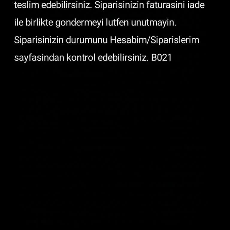 Sürat Kargo İle İade Sürecinde Yaşanan Sorunlar