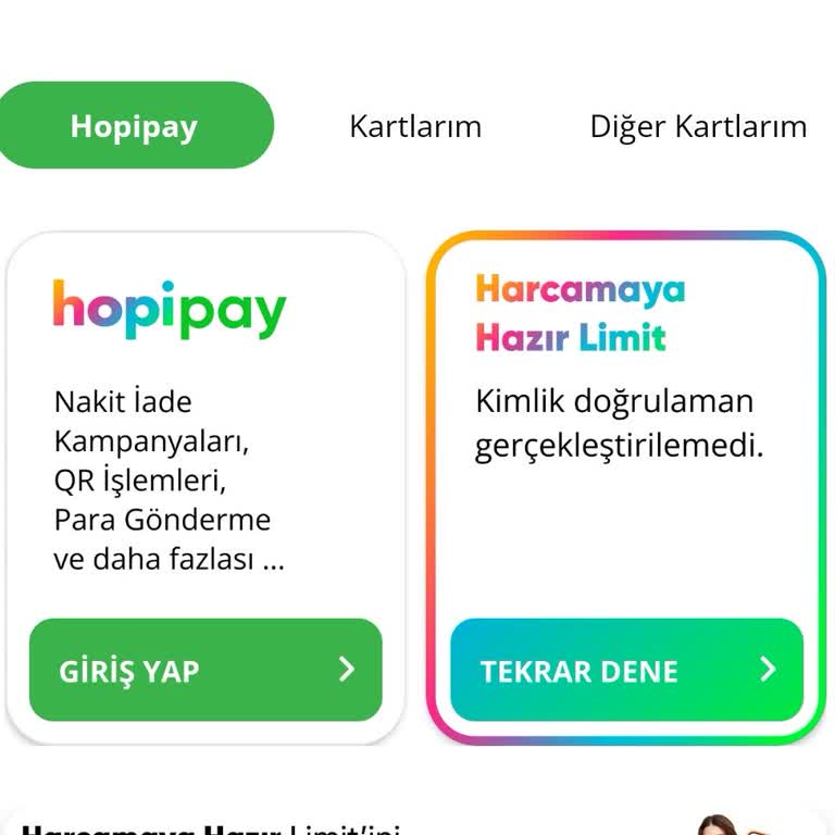 Hopi Sanal Kart Kimlik Doğrulama Sorunu