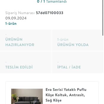 Teslimat Gecikmesi Ve İletişim Sorunu