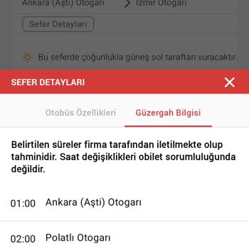 Otobüs Kalkış Noktası Bilgisi Yanıltıyor