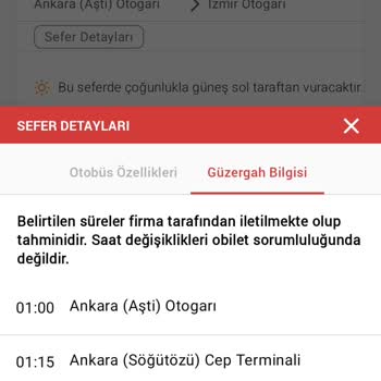 Otobüs Kalkış Noktası Bilgisi Yanıltıyor