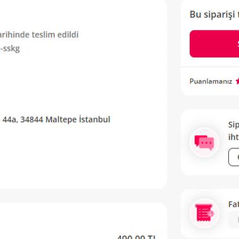 Yemeksepeti'nde Fatura Görüntüleme Sorunu Ve Destek Eksikliği
