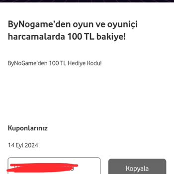 Vodafone FreeZone Kampanyasında Kod Sorunu