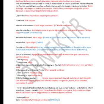 Bets10 Hesap Doğrulama Sorunu Ve Gelir Beyanı Talebi