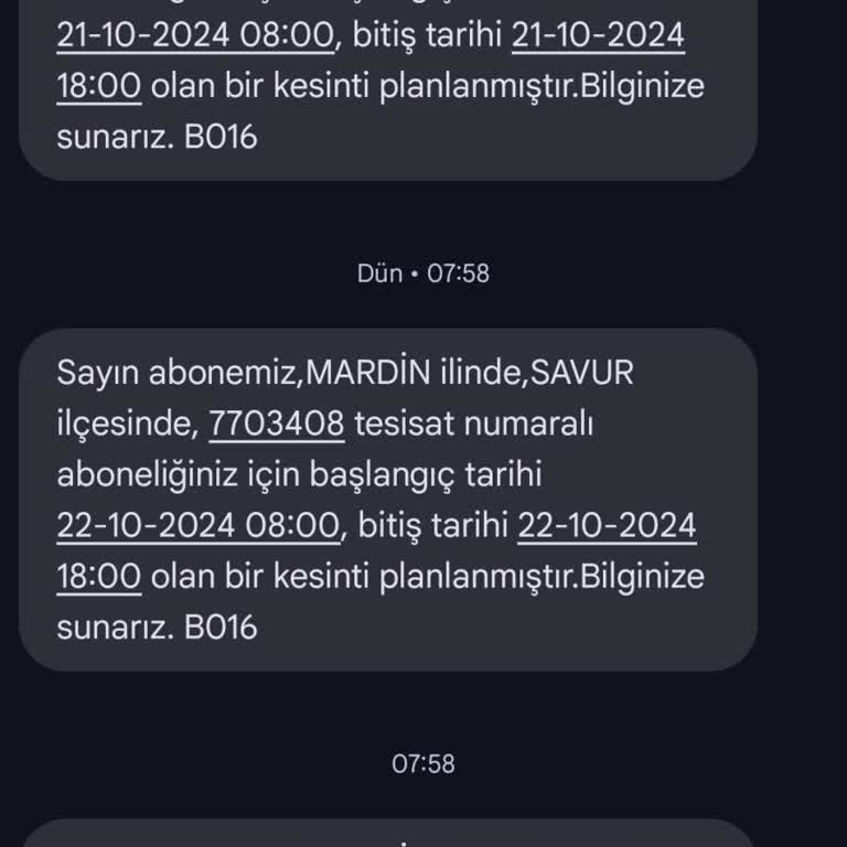Yanlış Abonelik Mesajları: Dicle Elektrik'ten Beklenmedik Bildirimler
