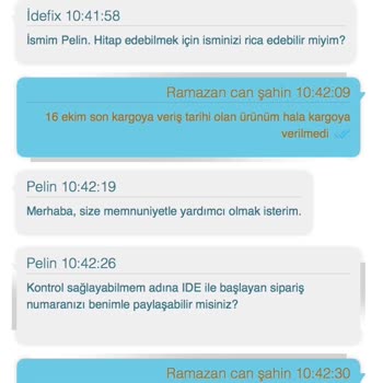 Geciken Kargo Ve Yetersiz Müşteri Hizmetleri
