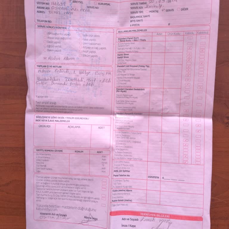 Alarm Sensörü Sorunu Ve Sürekli Yanlış Alarm