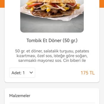Domates İstemediğim Siparişimde İade Reddi