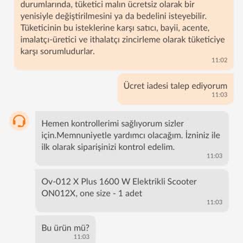Elektrikli Scooter'da Teknik Servis Ve İade Süreci Sorunu