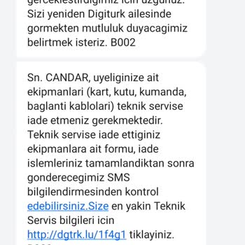Digiturk Aboneliği İptal Sorunu Ve Yanlış Bilgilendirme