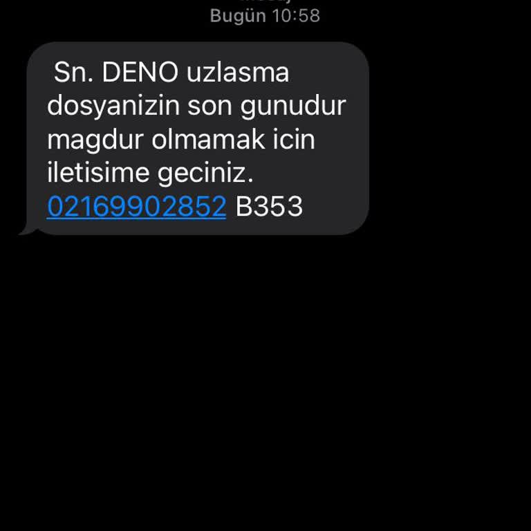 Volume Dnsm (SMS) Sorumluluk Kabul Etmiyorum