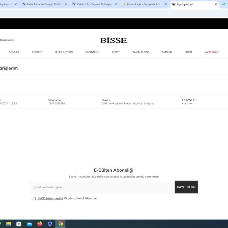 Bisse'den İade Sürecinde İletişim Sorunu Ve Cevapsız Kalan Talepler