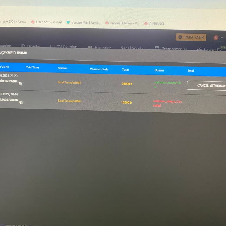 Para Transferi Sorunu Ve Yetersiz Müşteri Hizmeti